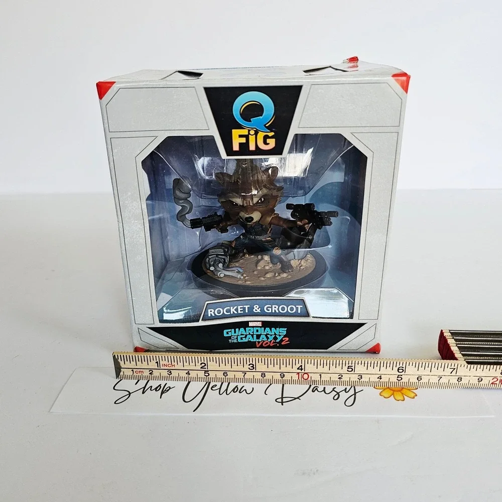 Marvels Guardians of the Galaxy Vol2 Rocket & Groot Action Figure Q Fig NIB 1185